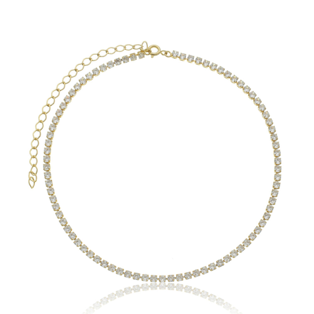 Choker Riviera Zircônia Crystal