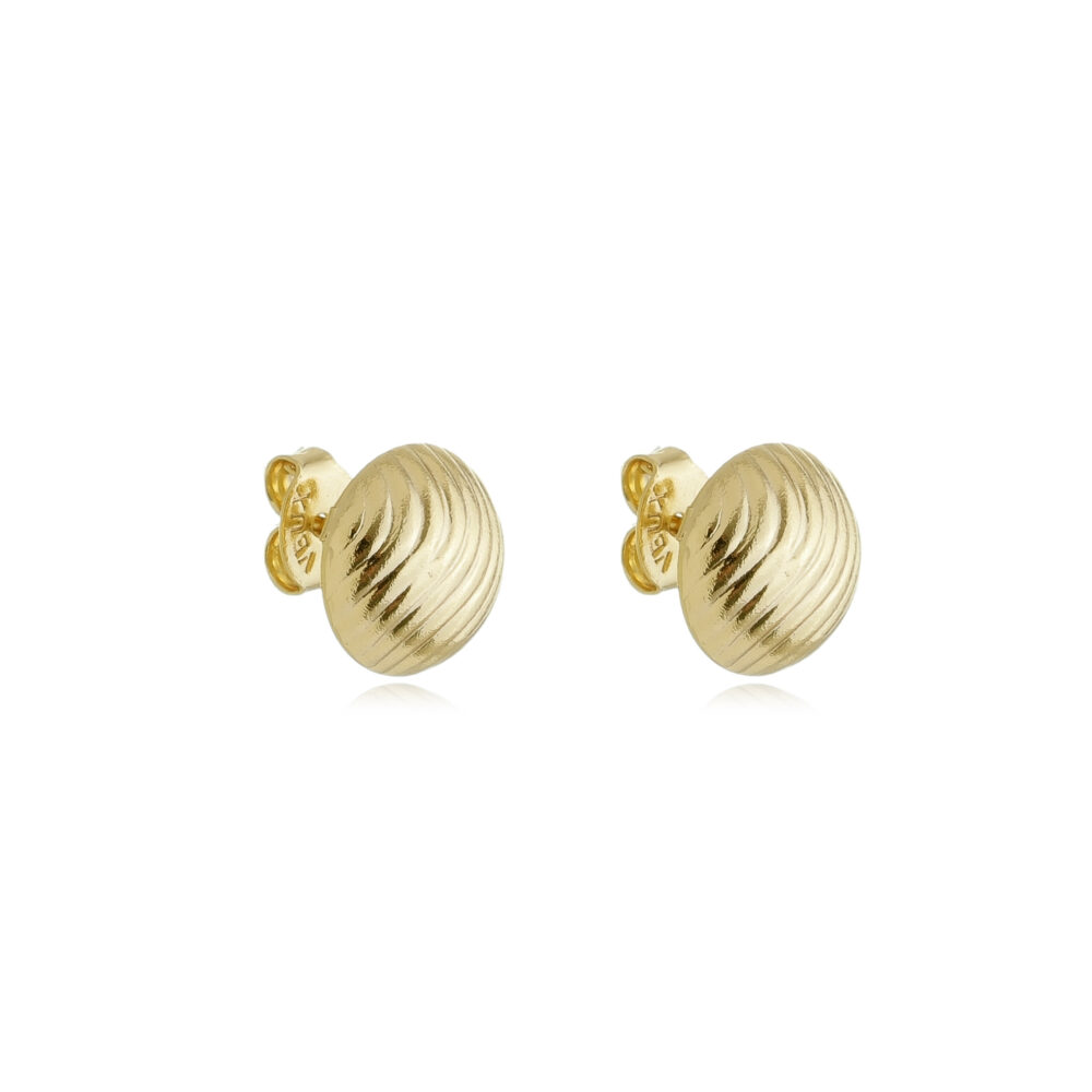 Brinco Boll Ondas | Ouro 18k